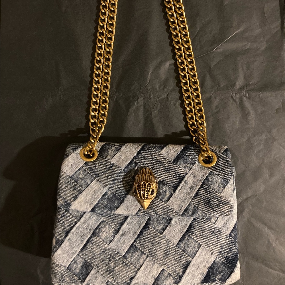Denim Bag and Denim Kitten Heels Bundle